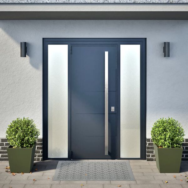 vidaXL Puutarhakukkalaatikot 2 kpl oliivinvihreä 40x40x40 cm teräs