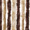 vidaXL Hy&ouml;nteisverho beige ja vaaleanruskea 100x230 cm chenille