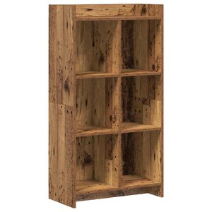 vidaXL Kirjahylly Vanha puu 59 x 30 x 111 cm Tekninen puu