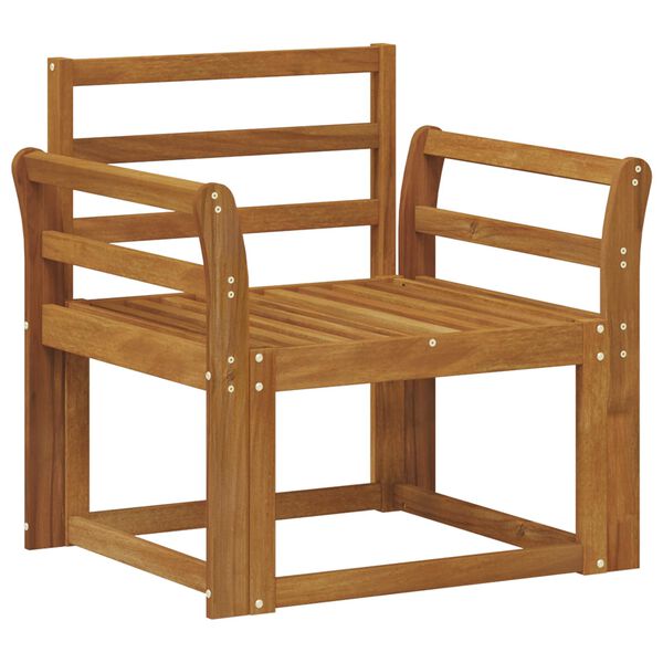 vidaXL Ulkosohva Tihe&auml; akasiapuu Luonnollinen