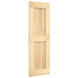 vidaXL Liukuovi NARVIK Luonnollinen ja musta 70 x 210 cm (213,5 cm)
