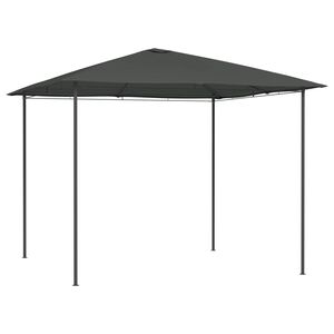vidaXL Huvimaja 3x3x2,6 m antrasiitti 160 g/m&sup2;