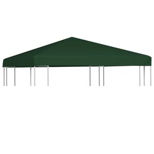 vidaXL Huvimajan katto 310 g / m&sup2; 3x3 m vihre&auml;