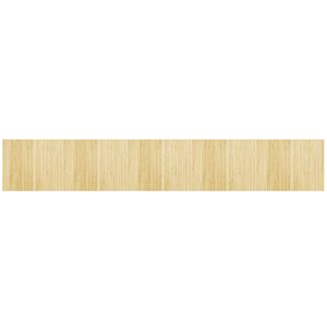 vidaXL Matto suorakaide vaalea luonnollinen 80x500 cm bambu