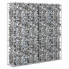 vidaXL Gabionsein&auml; kansilla galvanoitu ter&auml;s 80x20x100 cm