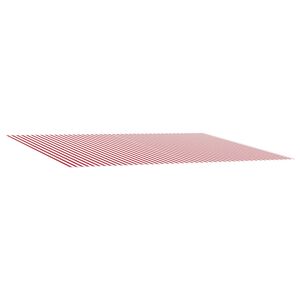 vidaXL Markiisin vaihtokangas Punainen ja valkoinen 450 &times; 350 cm