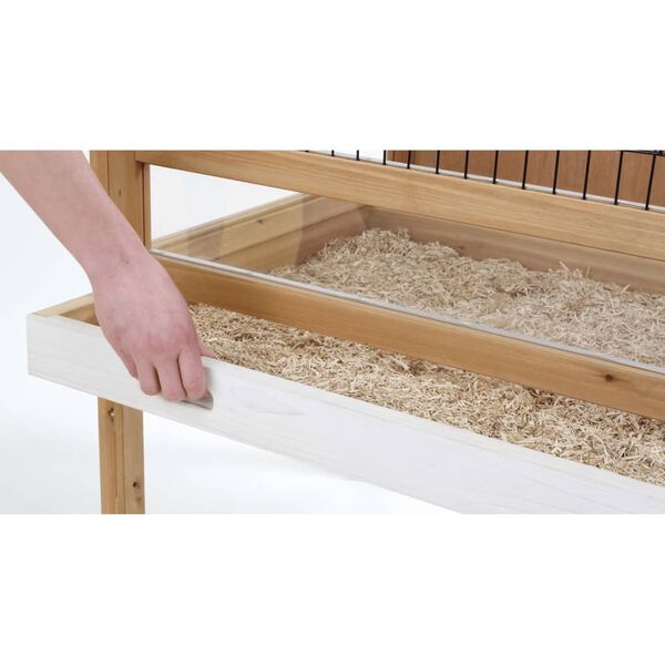 Kerbl Pieneläinhäkki "Indoor Deluxe" 115x60x92,5 cm puu 82725