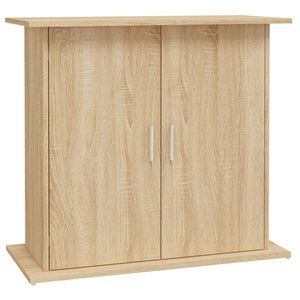 vidaXL Akvaarioteline Sonoma-tammi 81x36x73 cm tekopuu