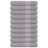 vidaXL Pyyhkeet FROGN 10 kpl Harmaa 100x200 cm 360 gsm