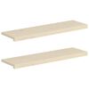 vidaXL Ikkunalautaset 2 kpl valkoinen 100 x 30 x 2 cm M&auml;ntypuu