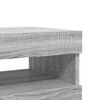vidaXL TV-tasot 2 kpl LED-valoilla harmaa Sonoma 60x35x40 cm