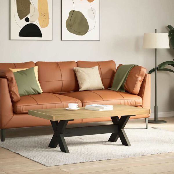 vidaXL sohvapöytä NOAIN X-muotoiset jalat 120x60x40 cm