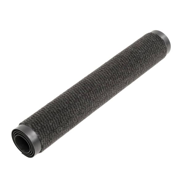 vidaXL Kuramatto suorakulmainen nukkapinta 80x120 cm musta