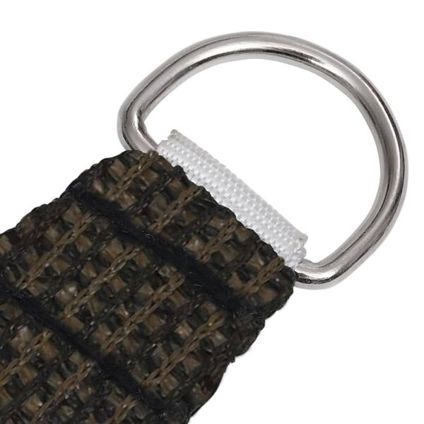 vidaXL Aurinkopurje 160 g/m² ruskea 2,5x2,5x3,5 m HDPE