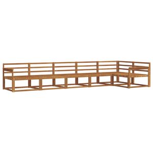 vidaXL Ulkosohvakokoelma 6 pcs Luonnollinen Tihe&auml; akasiapuu