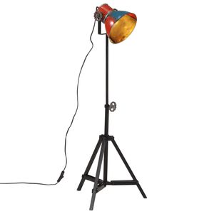 vidaXL Lattialamppu 25 W moniv&auml;rinen 35x35x65/95 cm E27