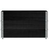 vidaXL Kukkalaatikko musta 100x50 cm t&auml;ysi m&auml;nty