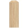 vidaXL Senkki LED-valoilla Sonoma-tammi 162x37x100 cm
