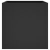 vidaXL Kukkalaatikko musta 40x40x40 cm tekninen puu