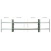 vidaXL Säädettävä ikkunan turvaristikko 2 kpl 700 - 1050 mm