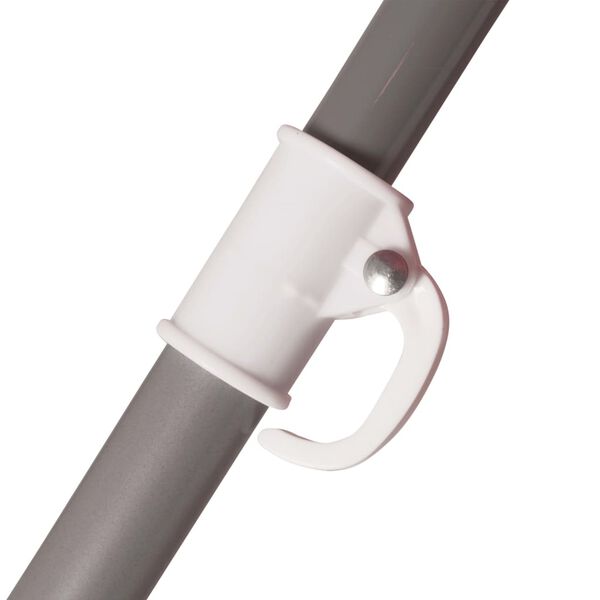 Bo-Camp Puutarha-aurinkovarjo 200 cm harmaa