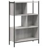 vidaXL Kirjahylly harmaa Sonoma 72x28x109 cm tekninen puu