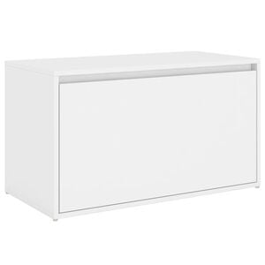 vidaXL Eteisen penkki valkoinen 80x40x45 cm tekninen puu