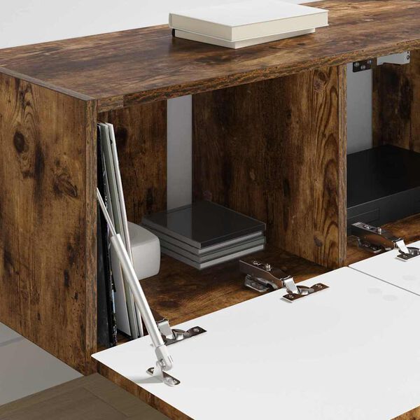 vidaXL TV-sein&auml;kaappi 2 pcs Savup&auml;hkin&auml; 60 x 31 x 29.5 cm Tekninen puu