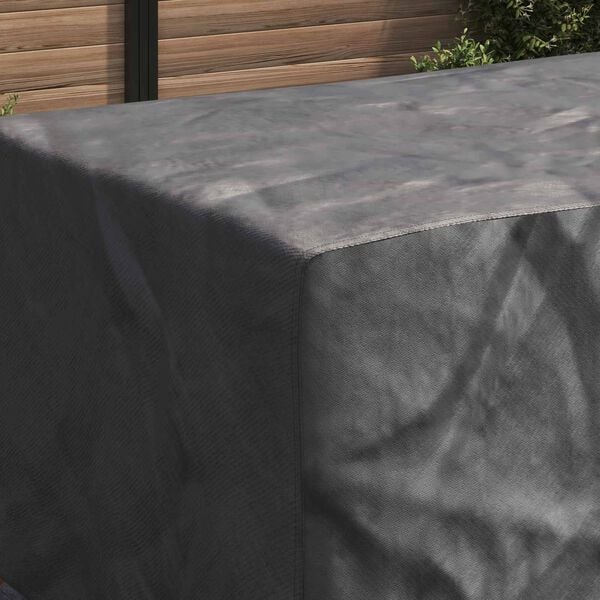 vidaXL Huonekalusuojus Yksiv&auml;rinen Musta 270 x 110 x 70 cm 600D