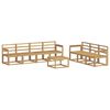 vidaXL Ulkosohvakokoelma 8 pcs valkoinen 59 x 59 x 37 cm
