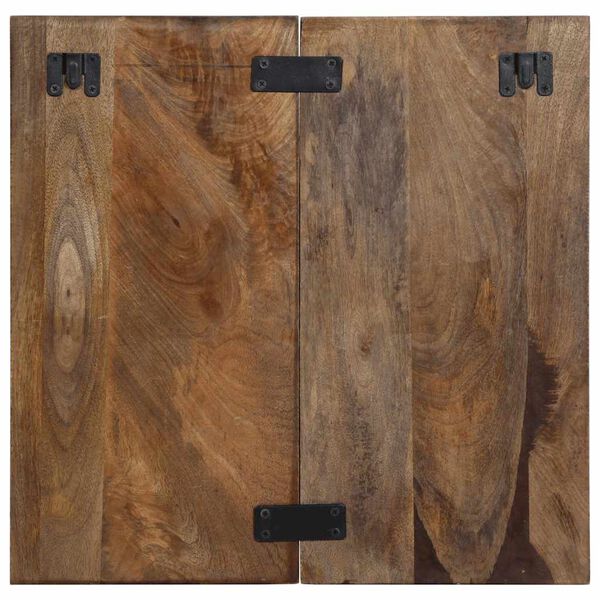 vidaXL y&ouml;p&ouml;yt&auml;kaappi moniv&auml;rinen 50x27x50 cm massiivipuu kierr&auml;tetty