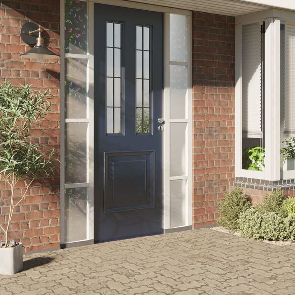 vidaXL Ikkunakalvo himme&auml; 3D sateenkaarikuvio 90x1000 cm PVC