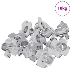 vidaXL L&auml;vistetty T-pultti 7200 pcs Hopea M6 mm Ter&auml;s