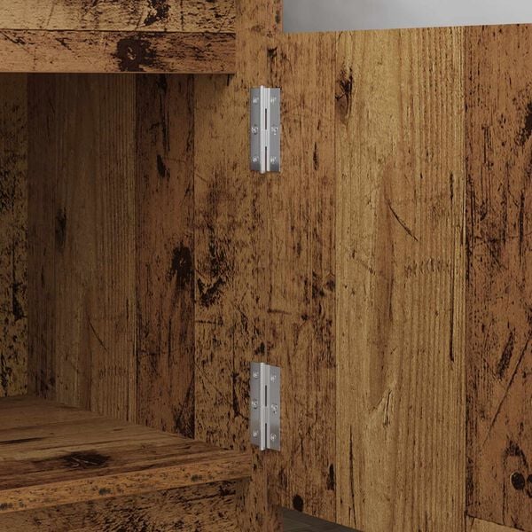 vidaXL Sarana Yksiv&auml;rinen 899 pcs Hopea 58 x 35 x 1 mm Ter&auml;s