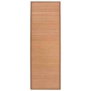 vidaXL Joogamatto bambu 60x180 cm ruskea