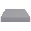 vidaXL Kelluvat seinähyllyt 4 kpl harmaa 50x23x3,8 cm MDF