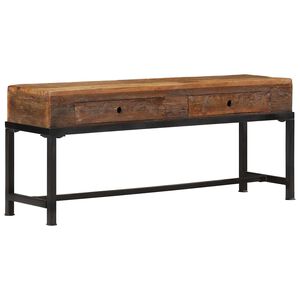 vidaXL TV-taso 110x30x46 cm kierr&auml;tetty t&auml;yspuu
