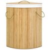 vidaXL Bambu kulmapyykkikori 60 l