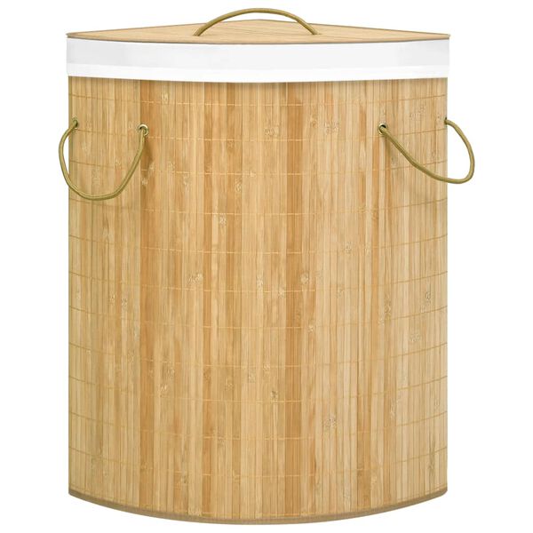 vidaXL Bambu kulmapyykkikori 60 l