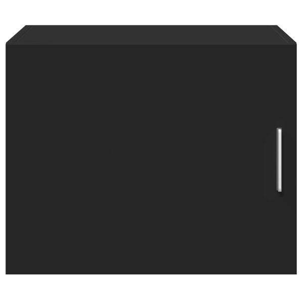 vidaXL Sein&auml;kaappi musta 50x42,5x40 cm tekninen puu