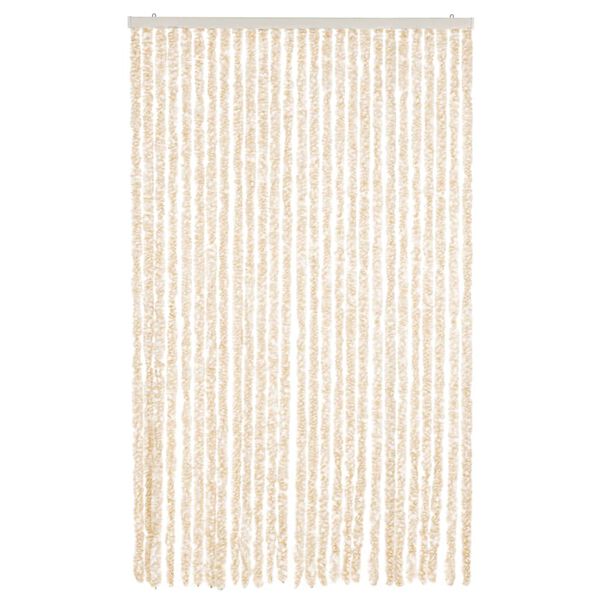 vidaXL Hy&ouml;nteisverho beige ja valkoinen 118x220 cm Chenille