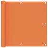 vidaXL Parvekkeen suoja oranssi 90x300 cm Oxford kangas