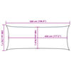 vidaXL Aurinkopurje 160 g/m&sup2; suorakaide hiekka 2x5 m HDPE