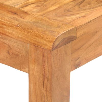 vidaXL Konsolipöytä 110x40x76 cm hunajaviimeistelty täysi akaasiapuu