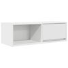 vidaXL TV-taso valkoinen 80x31x25,5 cm tekninen puu
