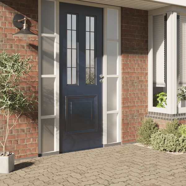 vidaXL Ikkunakalvot himme&auml; valkoinen PVC