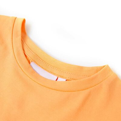 Lasten T-paita kirkas oranssi 92