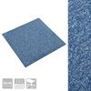 vidaXL Matto 20 pcs Sininen 50 x 50 cm 100% polypropeeni