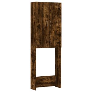 vidaXL Pesukonekaappi savutammi 64x25,5x190 cm