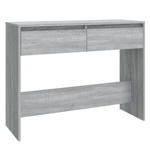 vidaXL Konsolip&ouml;yt&auml; harmaa Sonoma 100x35x76,5 cm tekninen puu